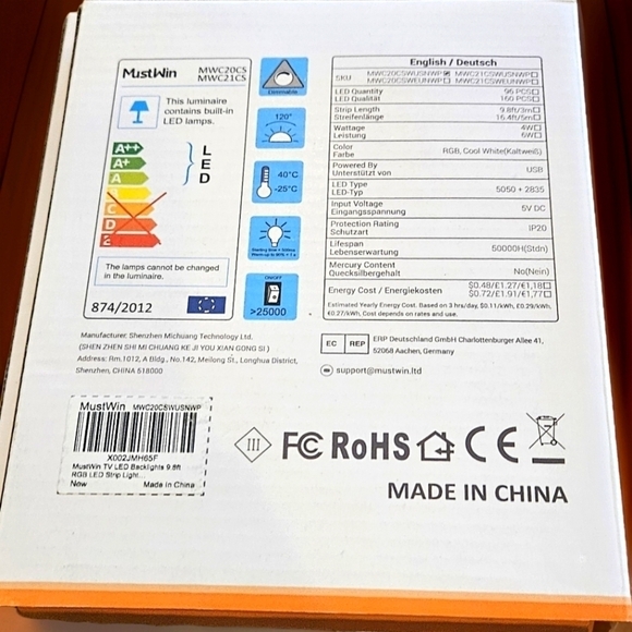 Two Sets Of Led Usb Light Stip - Picture 5 of 6